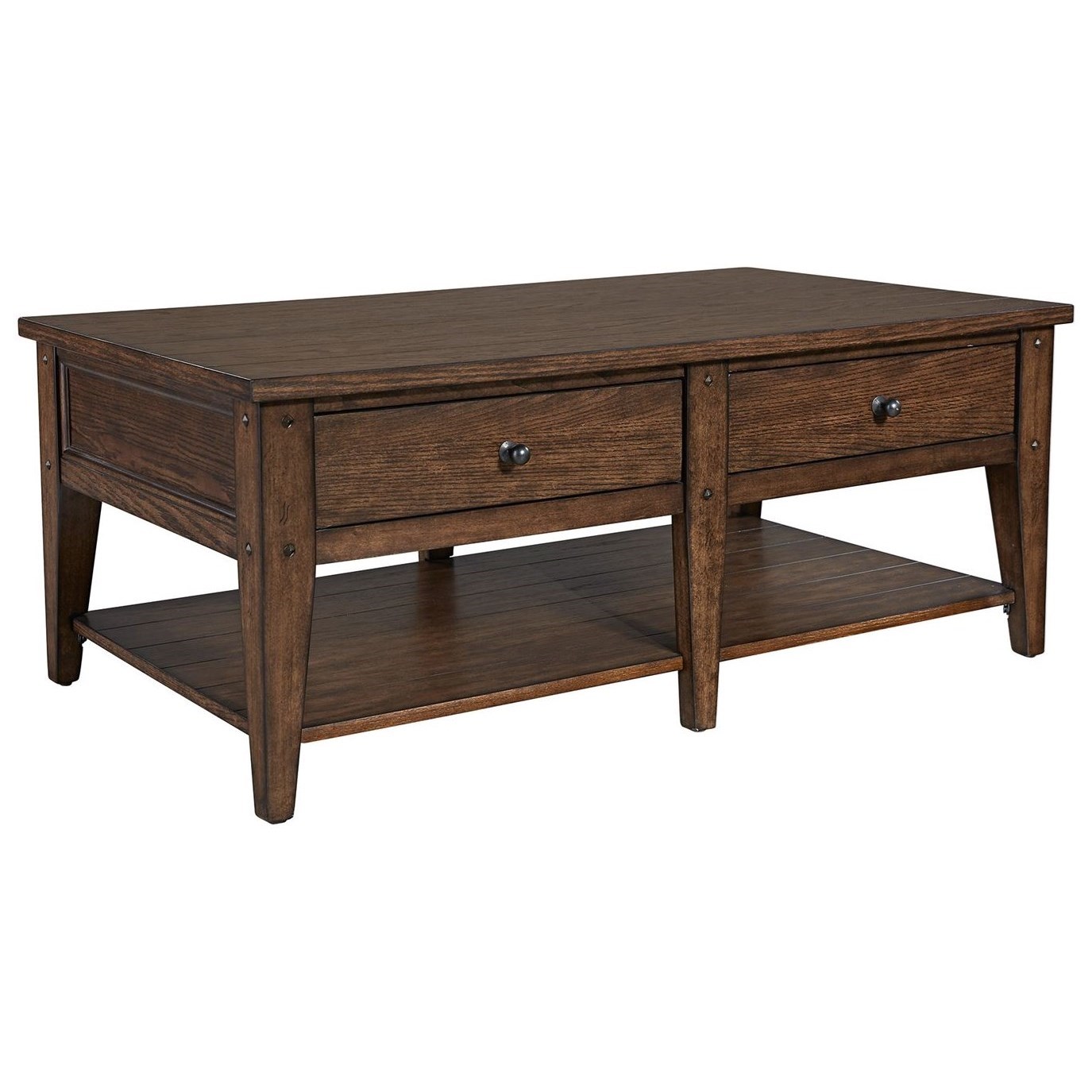 Liberty Furniture Lake House 210OT1010 Casual 2Drawer Cocktail Table